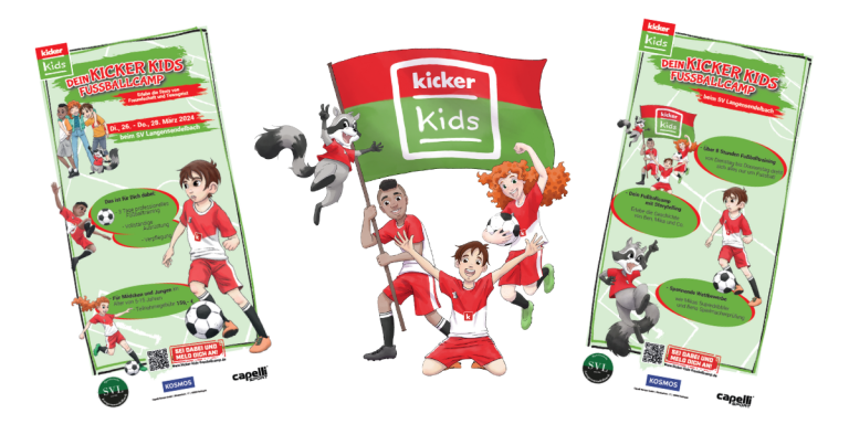 Osterferienprogramm: Kicker Kids Fußballcamp vom 26.-28.3. beim SVL